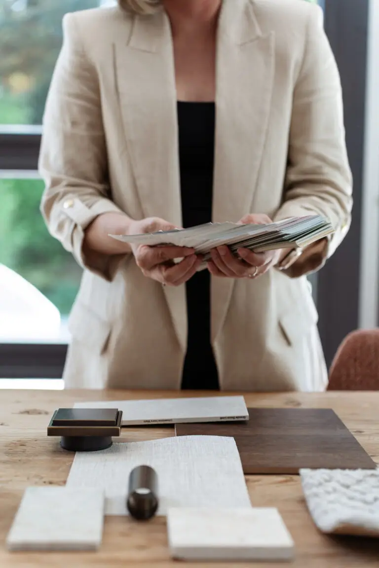 Materiaal- en kleurplan tijdens ontwerpfase interieurproject